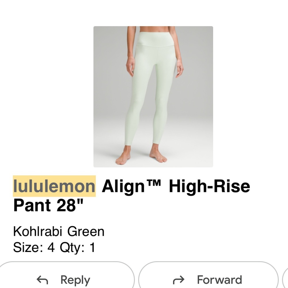 Lululemon Energy Bra and Leggings Set in Green